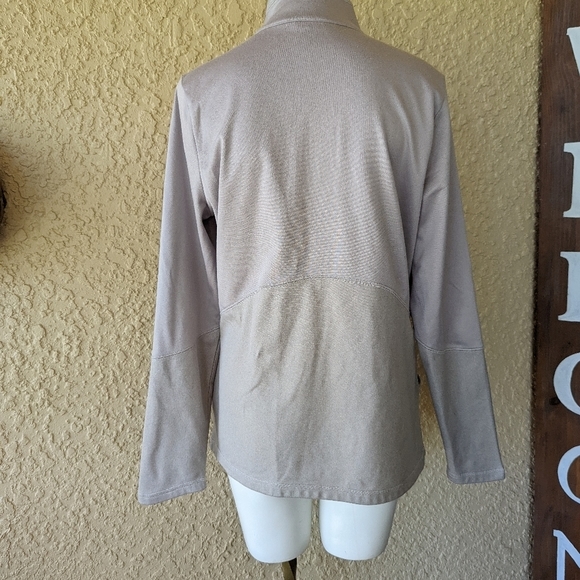 The north face full zip gray jacket fleece lined women's  size L - Picture 7 of 7